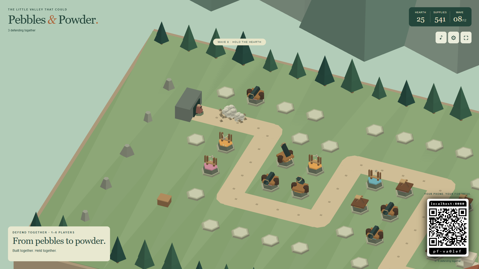 A defence in the valley