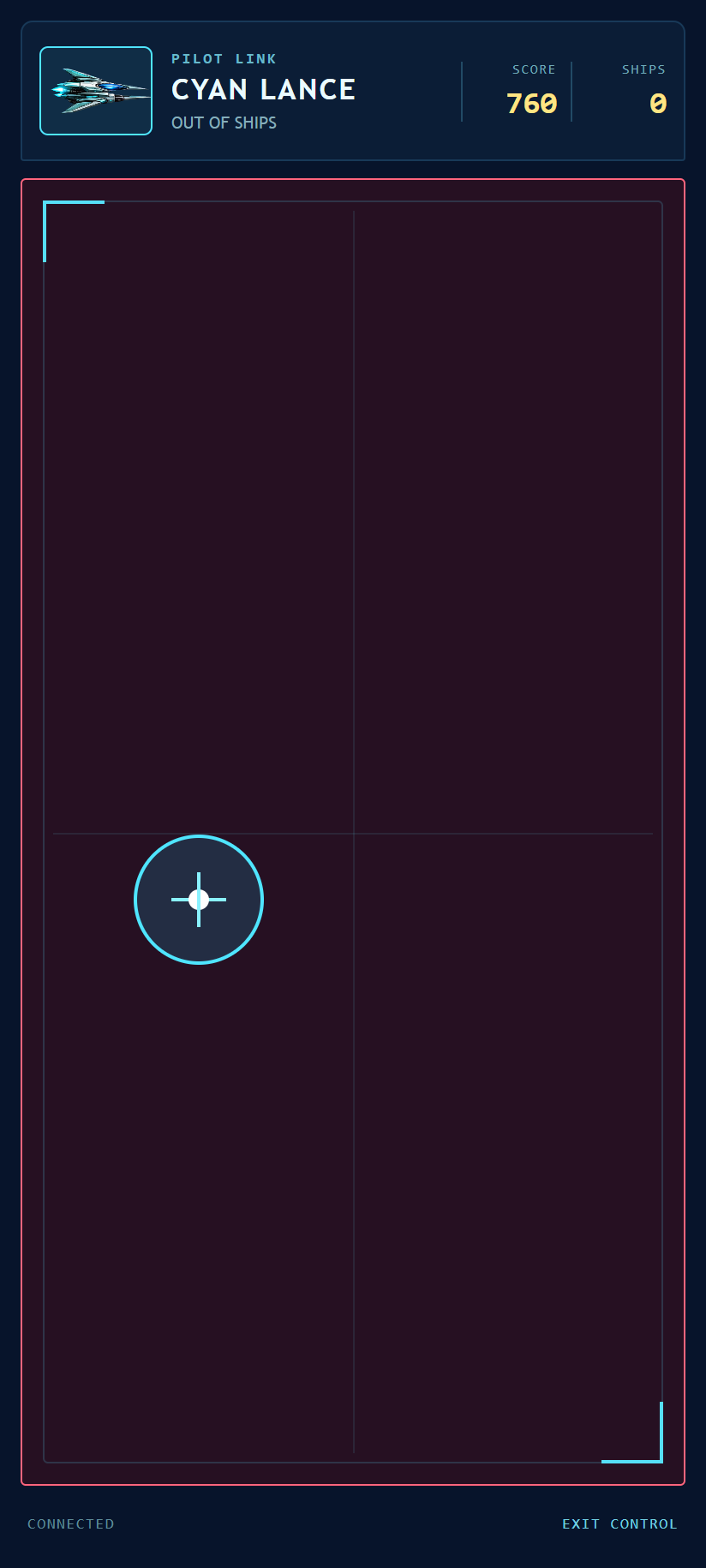 Pilot pad after a second maneuver